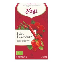 HERBATKA PIKANTNA TRUSKAWKA BIO (17 x 2 g) 34 g - YOGI