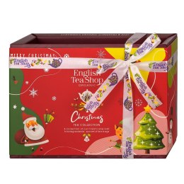 KOLEKCJA HERBATEK ŚWIĄTECZNYCH BIO PIRAMIDKI (CHRISTMAS - 6 SMAKÓW) (12 x 2 g) 24 g - ENGLISH TEA SHOP ORGANIC (PRODUKT SEZONOWY