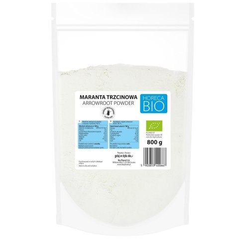 MARANTA TRZCINOWA BEZGLUTENOWA BIO 800 g - HORECA (BIO PLANET)