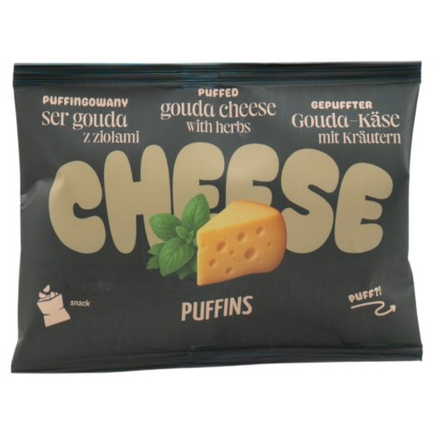 Suszony ser - gouda z ziołami PUFFINS, 15g