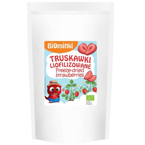 TRUSKAWKI LIOFILIZOWANE BIO 30 g - BIOMINKI