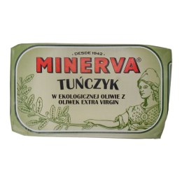 TUŃCZYK W BIO OLIWIE Z OLIWEK EXTRA VIRGIN 120 g - MINERVA