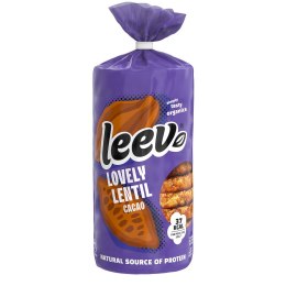 WAFLE Z SOCZEWICY PROTEINOWE O SMAKU CZEKOLADOWYM BEZGLUTENOWE BIO 130 g - LEEV