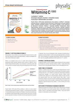 WITAMINA C (1000 mg) 30 TABLETEK - PHYSALIS