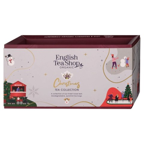 Zestaw Christmas Tea w 6 różnych smakach English Tea, 6 piramidek*12 g