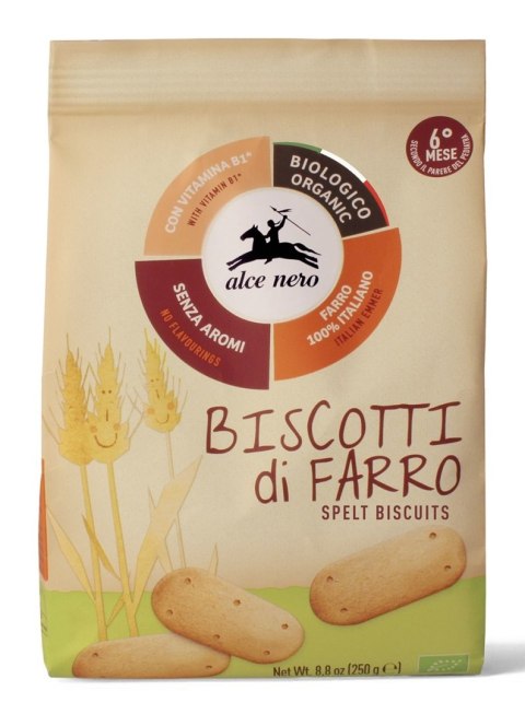 CIASTKA ORKISZOWE DLA DZIECI OD 6 MIESIĄCA BIO 250 g - ALCE NERO