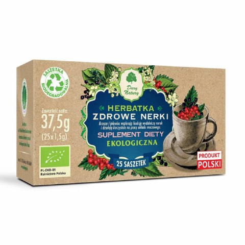 HERBATKA ZDROWE NERKI BIO (25 x 1,5 g) 37,5 g - DARY NATURY