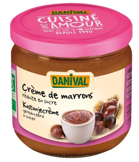 KREM Z KASZTANÓW JADALNYCH BIO 380 g - DANIVAL