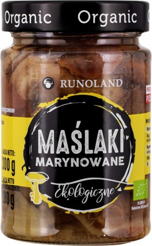 MAŚLAKI MARYNOWANE BIO 300 g (180 g) - RUNOLAND