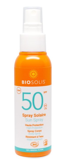 MLECZKO PRZECIWSŁONECZNE DO CIAŁA SPF 50+ W SPRAYU ECO 100 ml - BIOSOLIS (PRODUKT SEZONOWY)