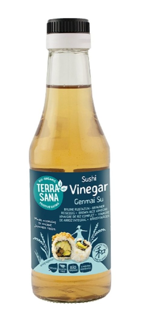 OCET RYŻOWY DO SUSHI NIESŁODZONY FILTROWANY BEZGLUTENOWY BIO 250 ml (GENMAI SU VINEGAR)- TERRASANA