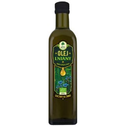 OLEJ LNIANY TŁOCZONY NA ZIMNO BIO 250 ml - DARY NATURY