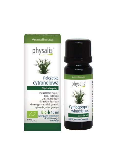 OLEJEK ETERYCZNY CYTRONELLA BIO 10 ml - PHYSALIS