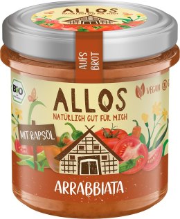 PASTA KREMOWA ARRABBIATA BEZGLUTENOWA BIO 140 g - ALLOS