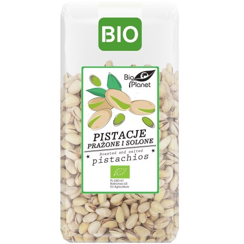 PISTACJE PRAŻONE I SOLONE BIO 300 g - BIO PLANET