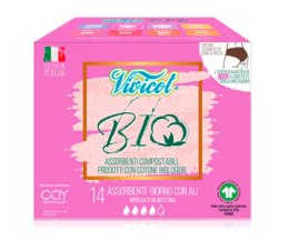 PODPASKI HIGIENICZNE ZE SKRZYDEŁKAMI NA DZIEŃ ECO 14 szt. - VIVICOT