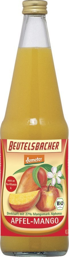 SOK JABŁKO - MANGO NFC DEMETER BIO 700 ml - BEUTELSBACHER