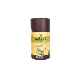 HENNA GŁĘBOKI BRĄZ ECO 150 g - SATTVA (AYURVEDA)