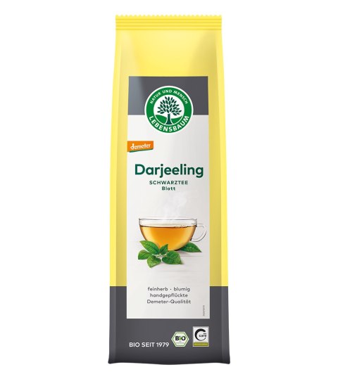 HERBATA CZARNA LIŚCIASTA DARJEELING DEMETER BIO 75 g - LEBENSBAUM