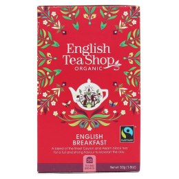 HERBATA ENGLISH BREAKFAST FAIR TRADE BIO (20 x 2,5 g) 50 g - ENGLISH TEA SHOP ORGANIC