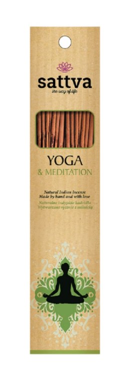 KADZIDEŁKA INDYJSKIE JOGA I MEDYTACJA (15 szt.) 30 g - SATTVA (WELLNESS)