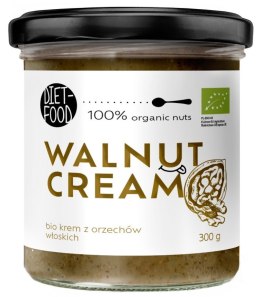 KREM Z ORZECHÓW WŁOSKICH PRAŻONYCH 100 % BIO 300 g - DIET-FOOD