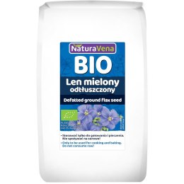 LEN MIELONY ODTŁUSZCZONY BIO 200 g - NATURAVENA