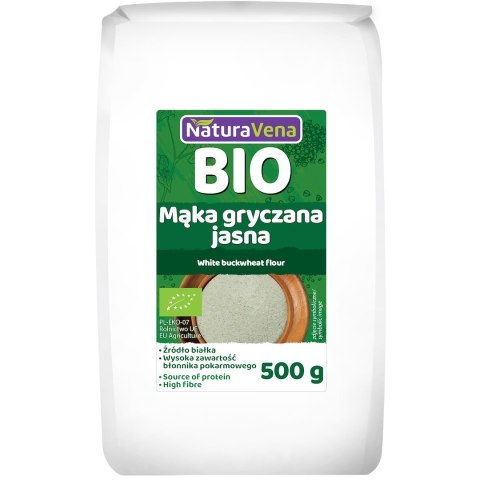 MĄKA GRYCZANA JASNA BIO 500 g - NATURAVENA