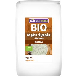 MĄKA ŻYTNIA CHLEBOWA TYP 720 BIO 1 kg - NATURAVENA