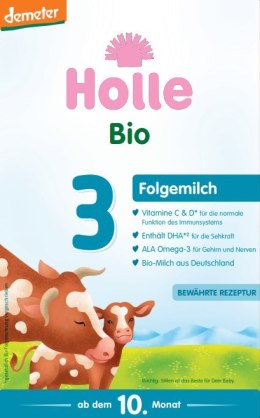 MLEKO KROWIE 3 NASTĘPNE DLA NIEMOWLĄT PO 6 MIESIĄCU DEMETER BIO 600 g - HOLLE