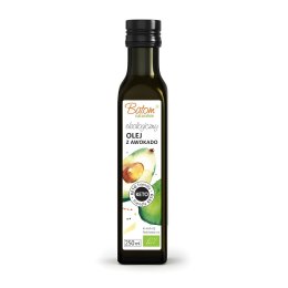 OLEJ Z MIĄŻSZU AWOKADO TŁOCZONY NA ZIMNO KETO BIO 250 ml - BATOM