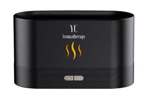 DYFUZOR ULTRADŹWIĘKOWY DO OLEJKÓW ETERYCZNYCH FLAME CZARNY - YOUR CANDLE