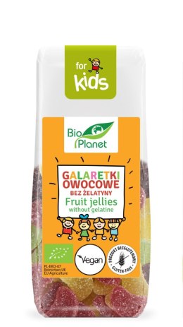 GALARETKI OWOCOWE BEZ ŻELATYNY BEZGLUTENOWE BIO 100 g - BIO PLANET FOR KIDS