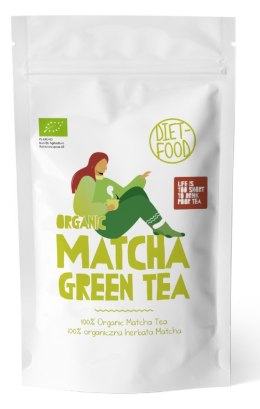 HERBATA ZIELONA MATCHA BIO 100 g - DIET-FOOD