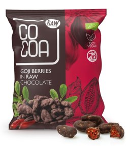 JAGODY GOJI W CZEKOLADZIE SUROWEJ BIO 70 g - COCOA