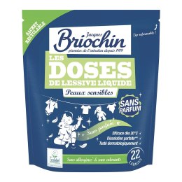 KAPSUŁKI DO PRANIA BEZZAPACHOWE DLA SKÓRY WRAŻLIWEJ (22 szt.) - BRIOCHIN