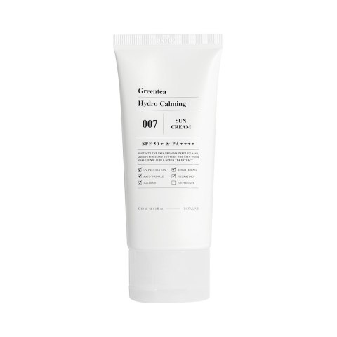 KREM PRZECIWSŁONECZNY KOREAŃSKI NAWILŻAJĄCY ZIELONA HERBATA SPF 50+ 60 ml - BARULAB