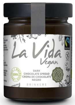 KREM Z CIEMNEJ CZEKOLADY FAIR TRADE BEZGLUTENOWY BIO 270 g - LA VIDA VEGAN
