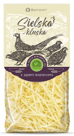 MAKARON BIO KRAJANKA Z JAJAMI BAŻANCIMI 250 g - BARTOLINI (SIELSKA KLUSKA)