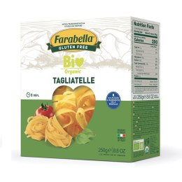 MAKARON (KUKURYDZIANO - RYŻOWY) TAGLIATELLE BEZGLUTENOWY BIO 250 g - FARABELLA