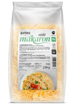 MAKARON NISKOBIAŁKOWY BEZGLUTENOWY NITKI 250 g - GLUTENEX