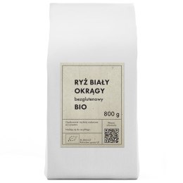 RYŻ BIAŁY OKRĄGŁY BEZGLUTENOWY BIO 800 g - THE PLANET