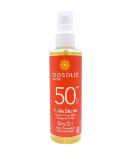 SUCHY OLEJEK PRZECIWSŁONECZNY DO CIAŁA SPF 50 150 ml - BIOSOLIS (SENSE) (PRODUKT SEZONOWY)