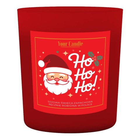 ŚWIECA SOJOWA ZAPACHOWA HOHOHO 180 ml - YOUR CANDLE (PRODUKT SEZONOWY)