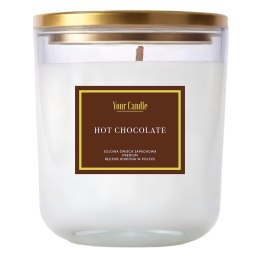 ŚWIECA SOJOWA ZAPACHOWA HOT CHOCOLATE 180 ml - YOUR CANDLE (PRODUKT SEZONOWY)