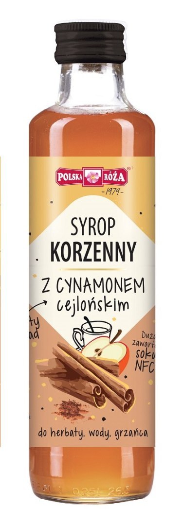 SYROP KORZENNY Z CYNAMONEM 250 ml - POLSKA RÓŻA