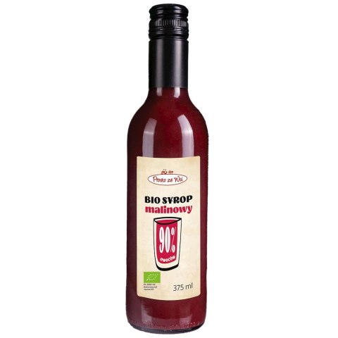 SYROP MALINOWY 90 % BIO 375 ml - PROSTO ZE WSI