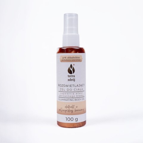 ŻEL DO CIAŁA ROZŚWIETLAJĄCY 100 ml - TERRA ZDRÓJ (SERIA BOROWINOWA)
