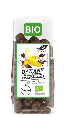 BANANY W SUROWEJ CZEKOLADZIE BIO 100 g - BIO PLANET