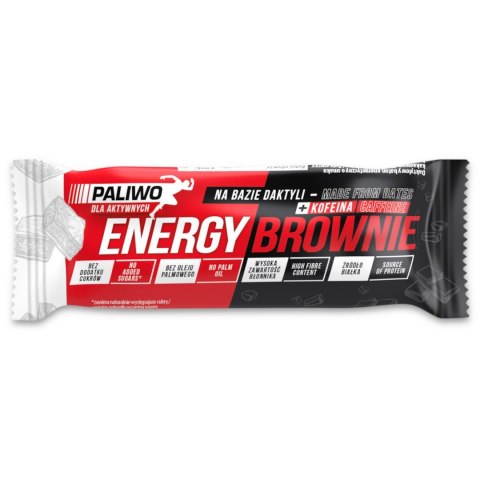 BATON ENERGY BROWNIE + KOFEINA 50 g - PALIWO DLA AKTYWNYCH